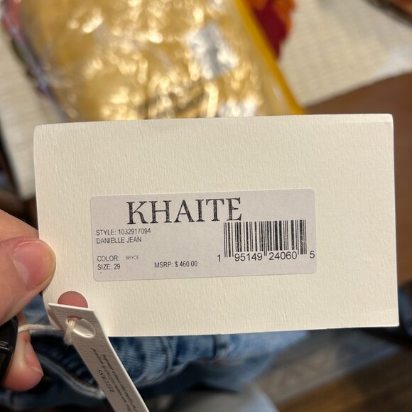 KHAITE Danielle Jeans in color Bryce, size 29 - Picture 4 of 6